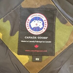 Canada Goose Camouflage Bomber Jacket
